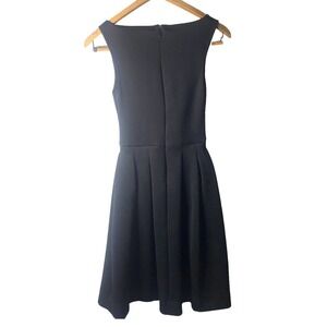 ASOS Fit & Flare Black Cocktail Dress Size 4 Sleeveless